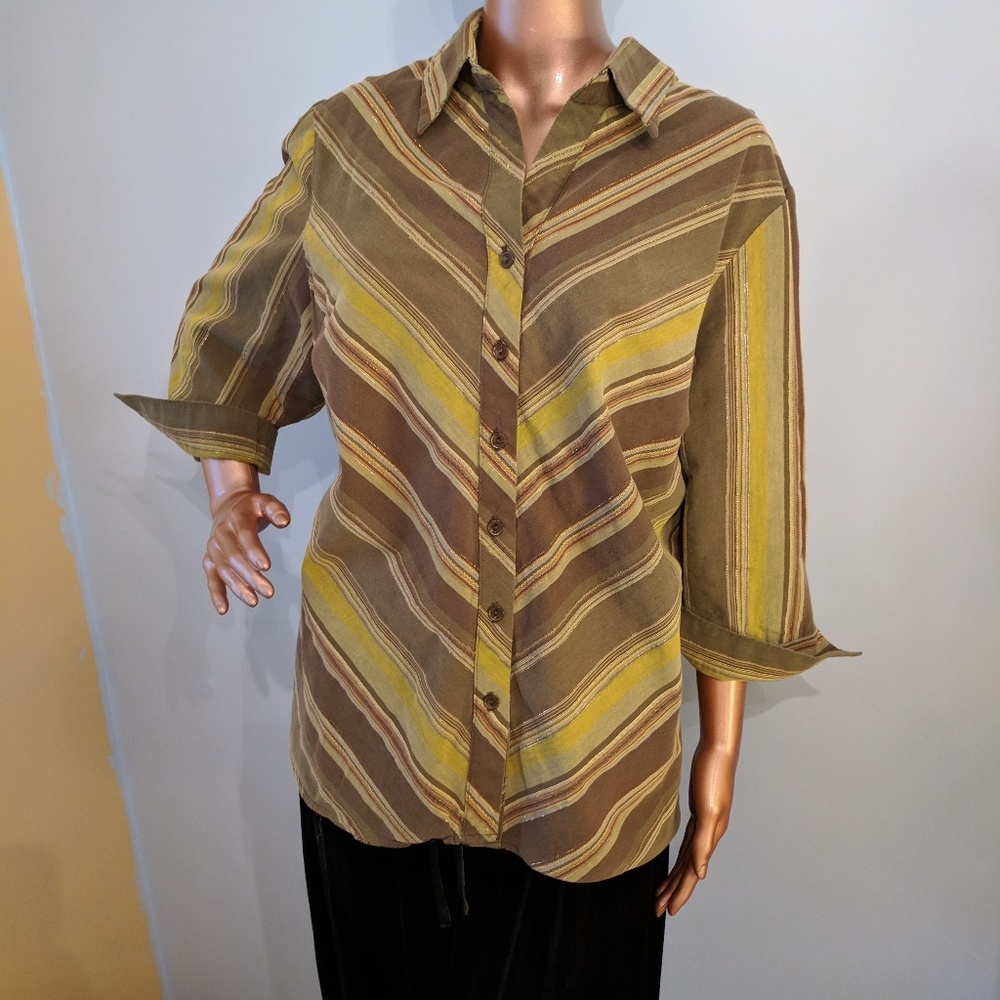 Lane Bryant 3/4 Sleeve Shirt